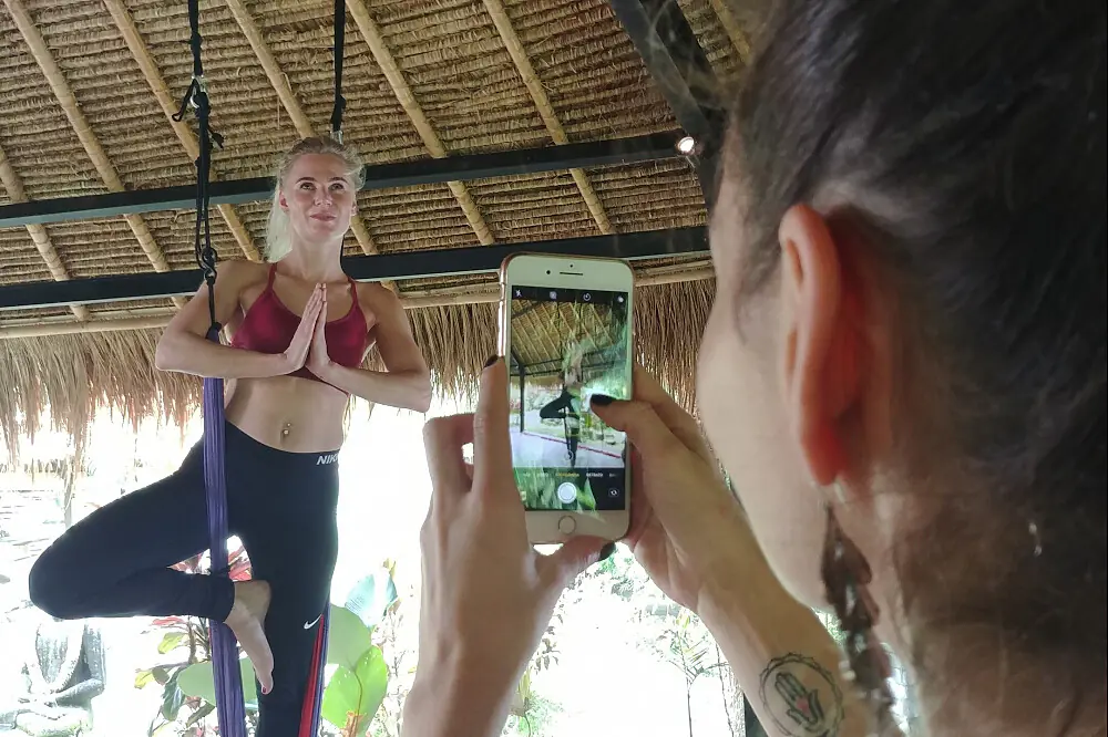 8-Day Wellness & Surf Escape with Aerial Yoga in Canggu, Bali