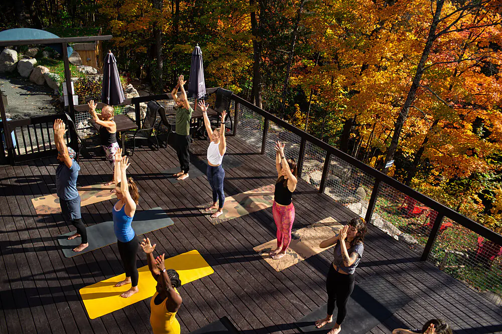 Riverside Nordic Spa & Yoga Wellness Retreat in Quebec's Laurentian Mountains