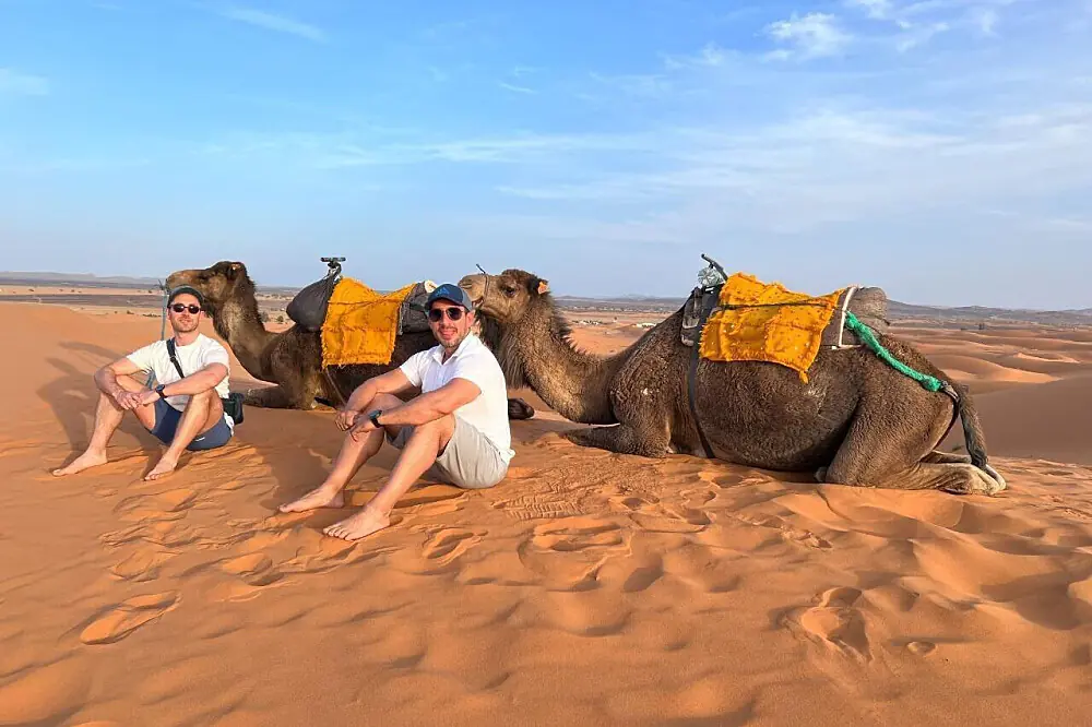Sahara Sunset Camel Trek & Luxury Desert Camp Escape