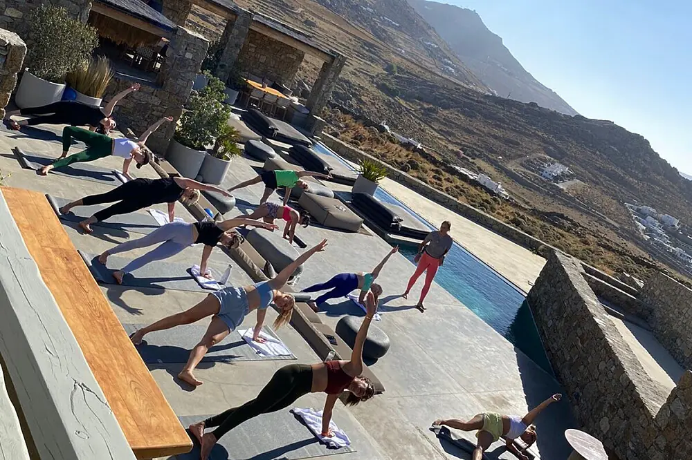 Luxury Barre & Yoga Wellness Escape in Mykonos with Stunning Aegean Views