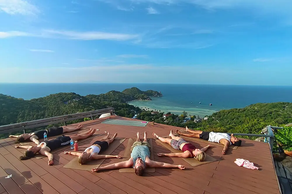 4-Day Yoga and Wellness Retreat with Optional Diving in Koh Tao, Thailand