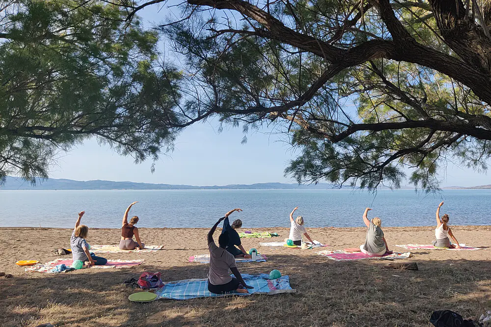 Gentle Over-50s Pilates & Yin Yoga Wellness Week by the Bay at Skala Kalloni, Lesvos
