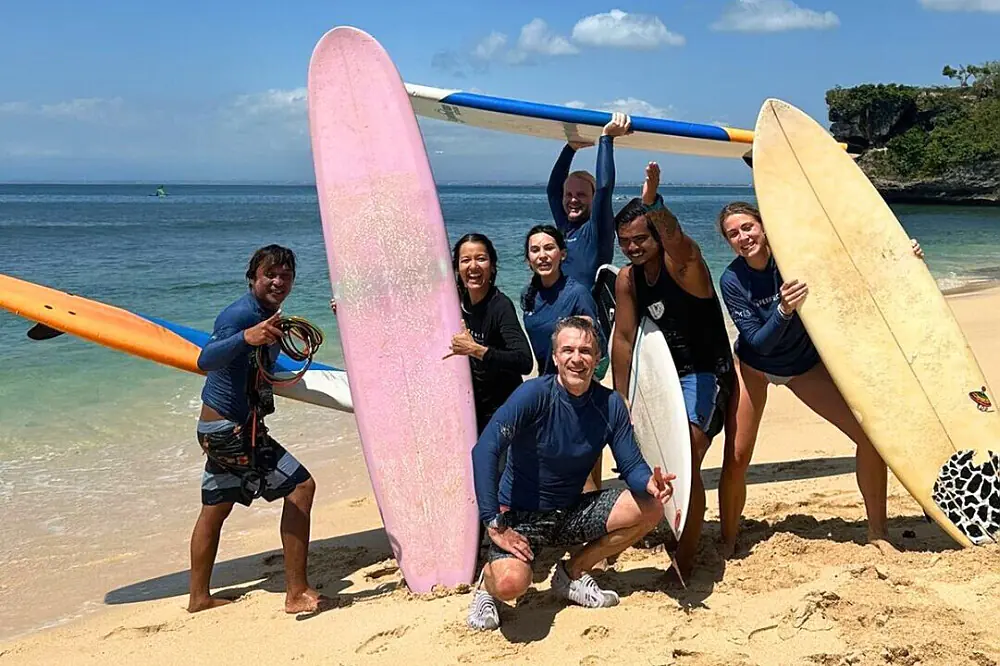 Surf & Yoga Wellness Escape in Bali's Uluwatu Paradise