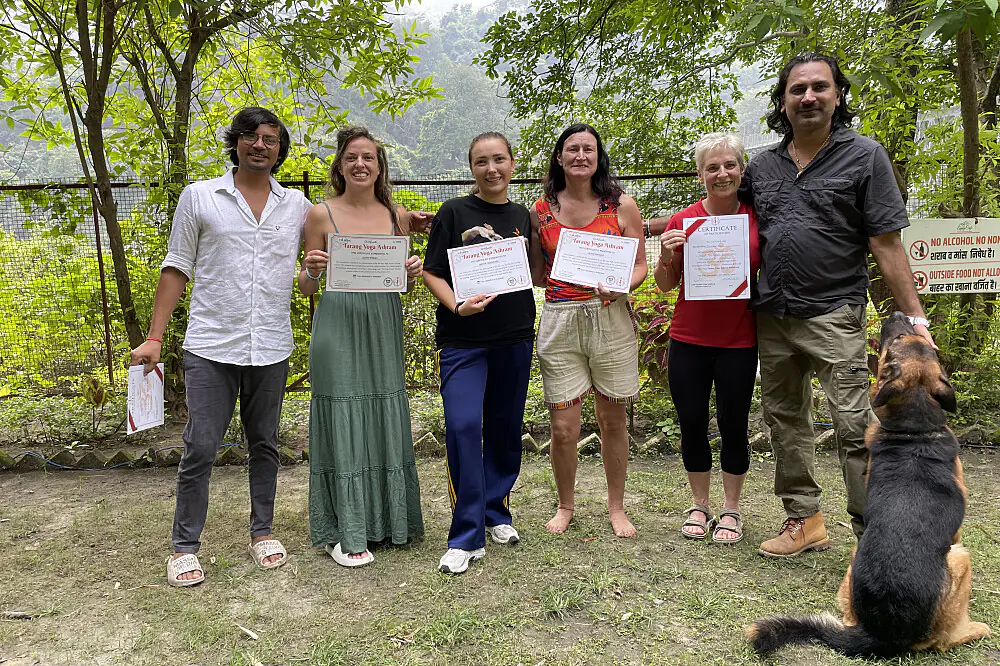 100-Hour Yoga Teacher Training Retreat in the Himalayas, Rishikesh