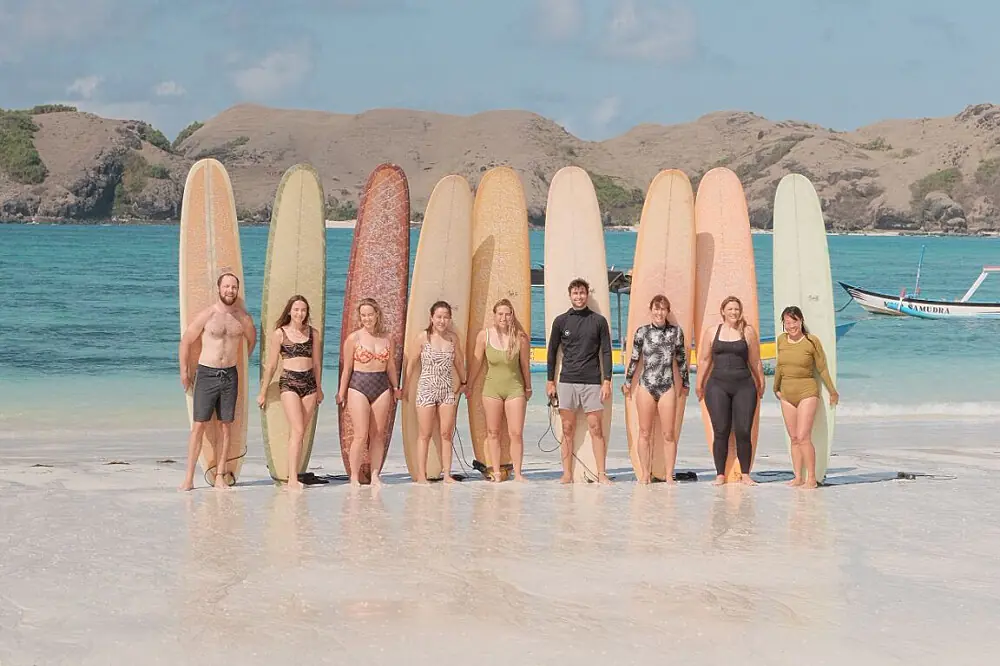 Surf and Yoga Wellness Escape in Kuta, Lombok