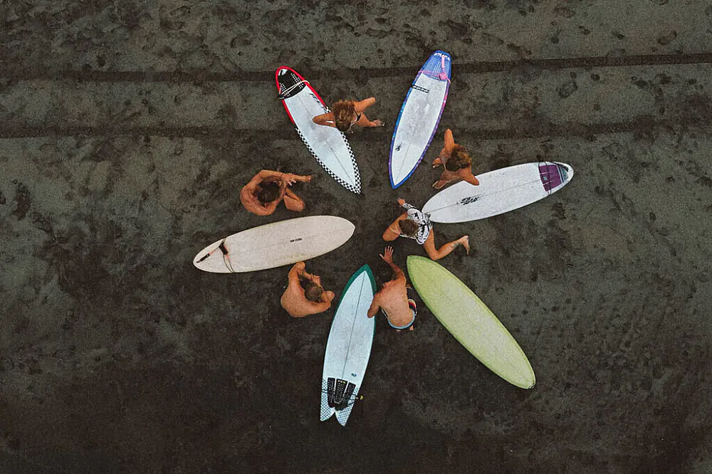 Surf & Yoga Wellness Escape in Bali's Rice Fields