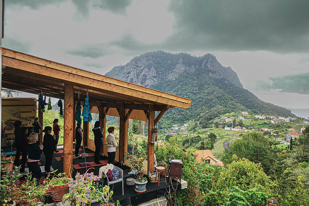 7-Day Wellness Escape: Yoga, Aerial Yoga & Sound Healing in Madeira