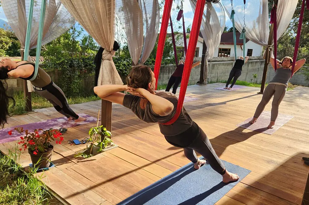 Mountain Wellness Escape with Aerial Yoga in Guatemala's Highlands