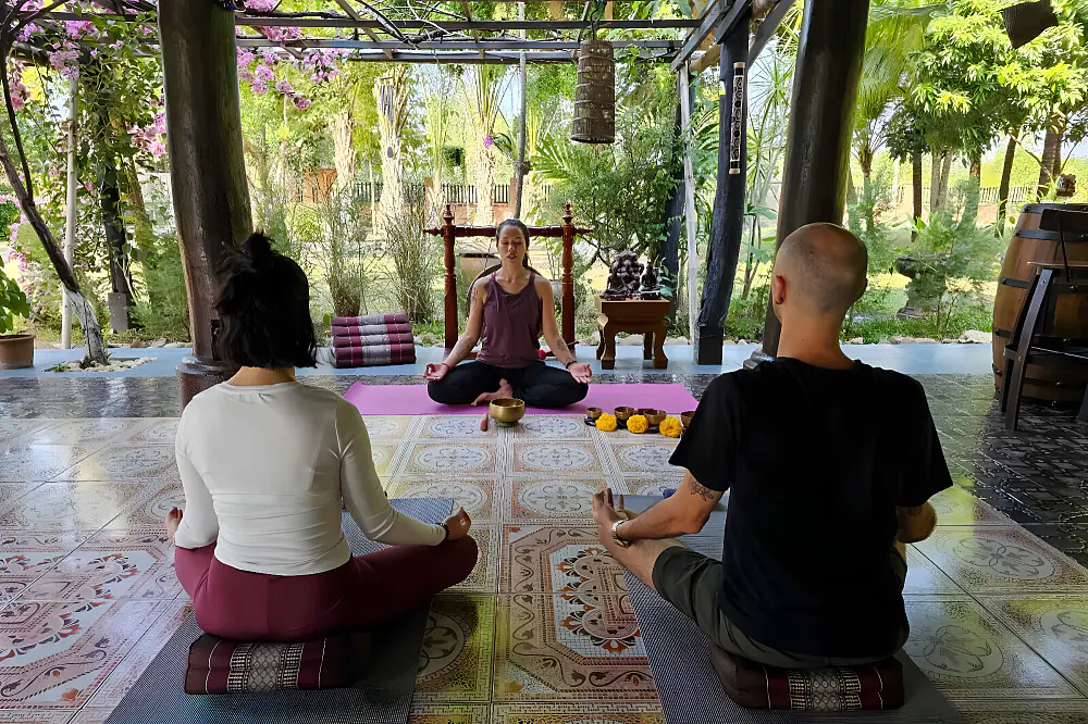 7-Day Yoga and Meditation Retreat at a Thai Village Sanctuary