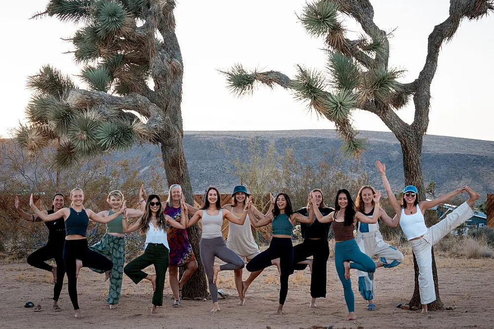 Desert Reset: Yoga and Adventure Glamping Week in Joshua Tree
