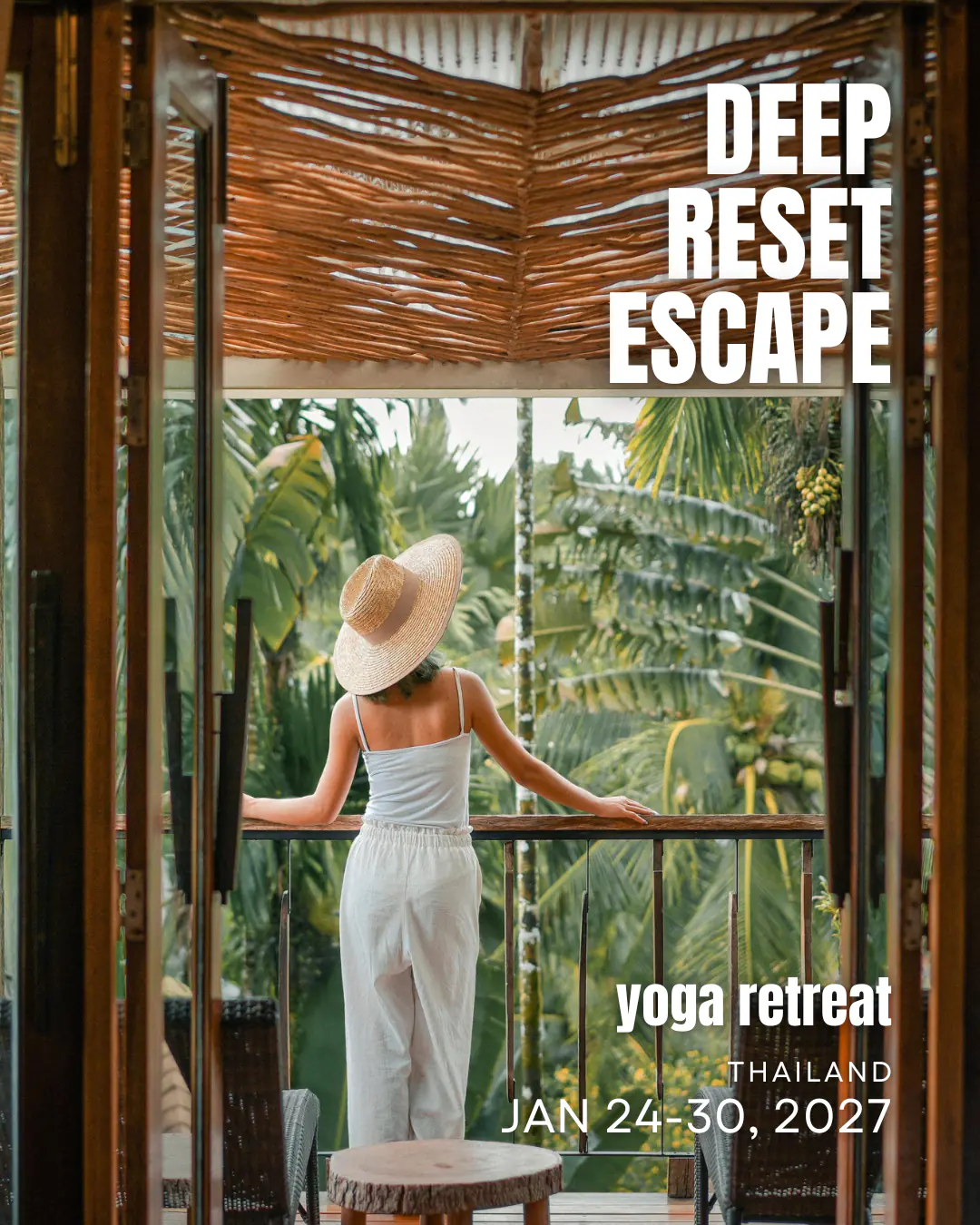 Yoga and Island Adventure Week in Thailand, January 2027