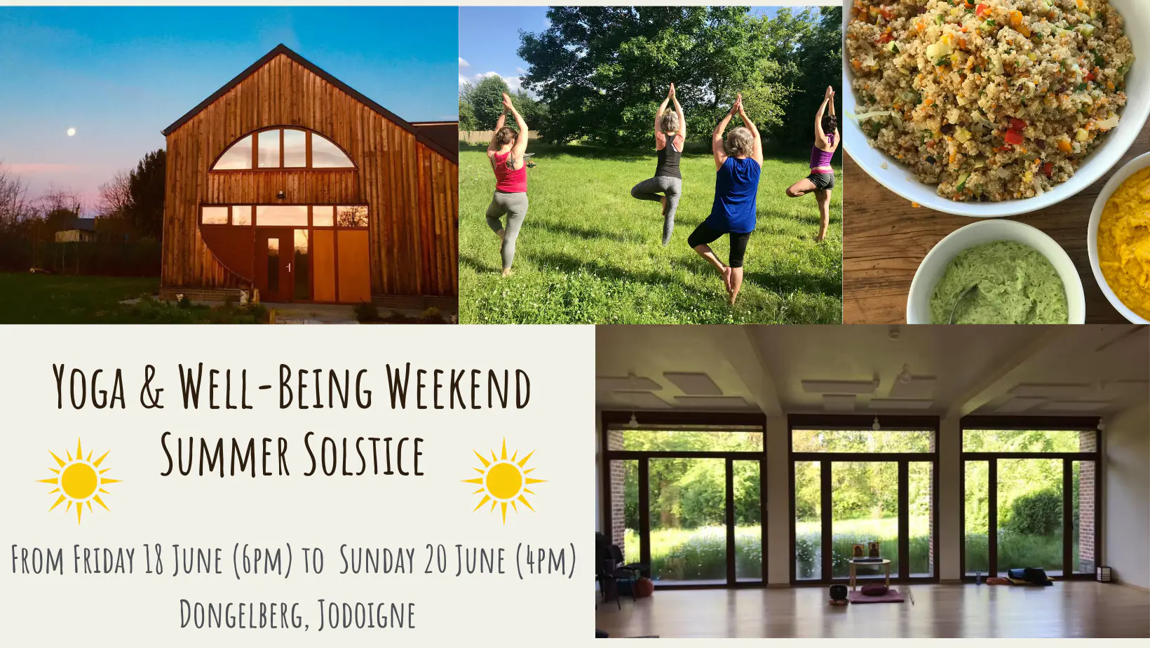 Summer Solstice Yoga Weekend in the Belgian Countryside
