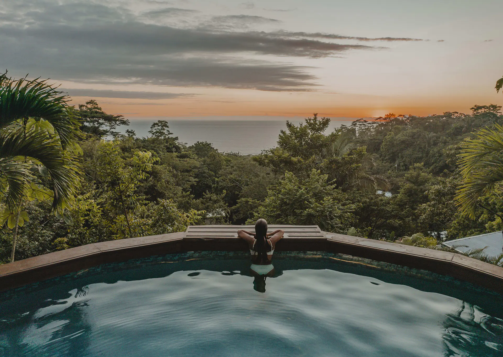 Jungle Hillside Yoga and Surf Retreats Above Santa Teresa, Costa Rica