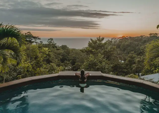 Jungle Hillside Yoga and Surf Retreats Above Santa Teresa, Costa Rica