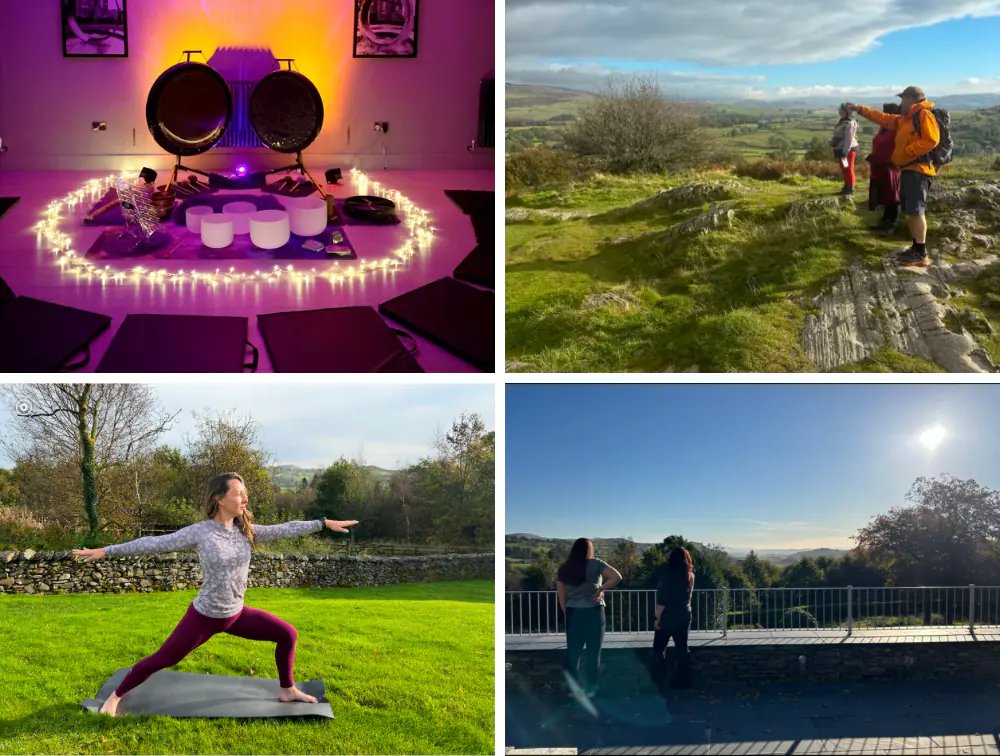 Lake District Yoga & Hiking Retreat with Soundbath and Spa Treatment