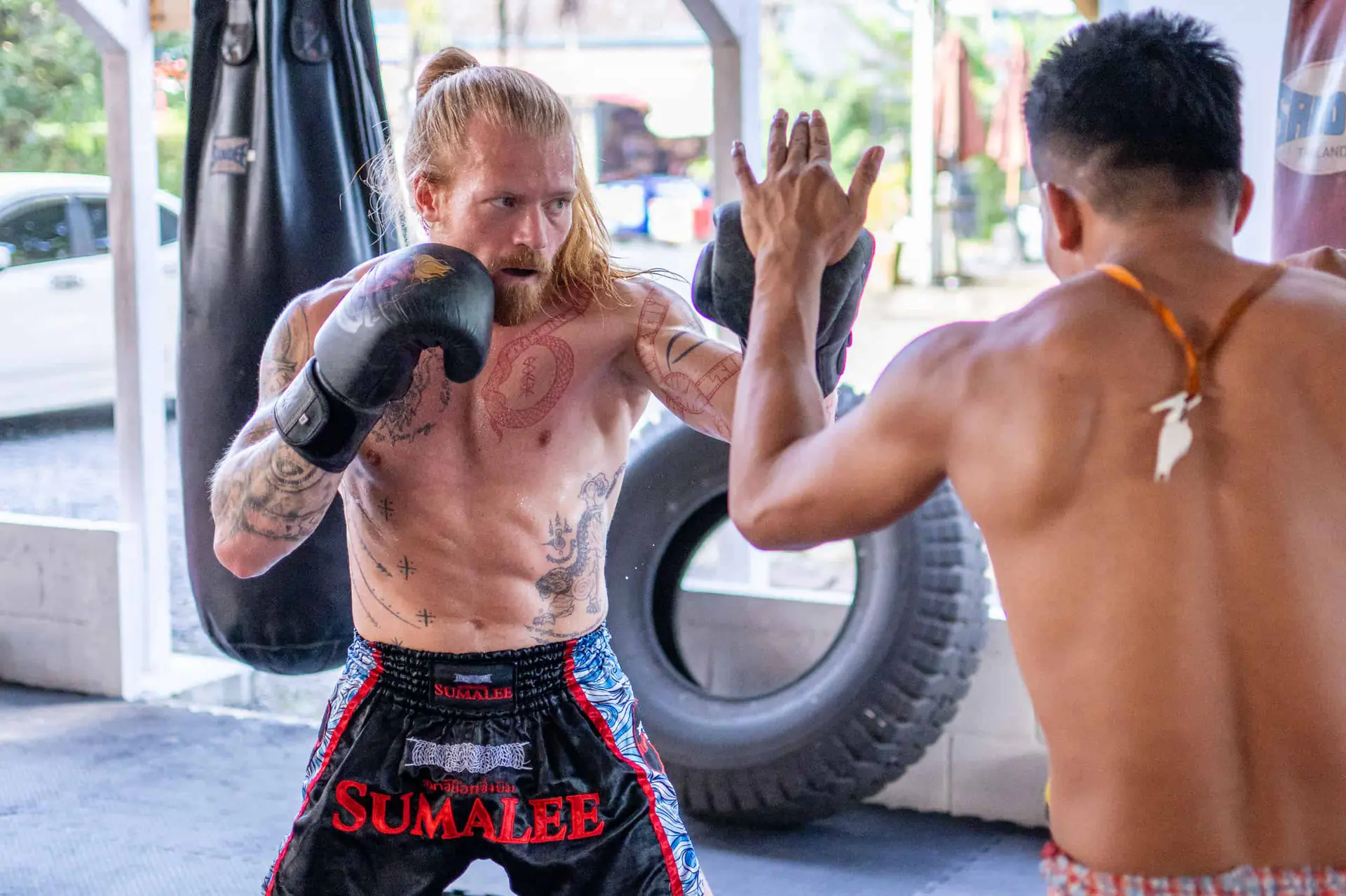 Muay Thai Training Camp in Phuket with On-Site Rooms, Pool and Café