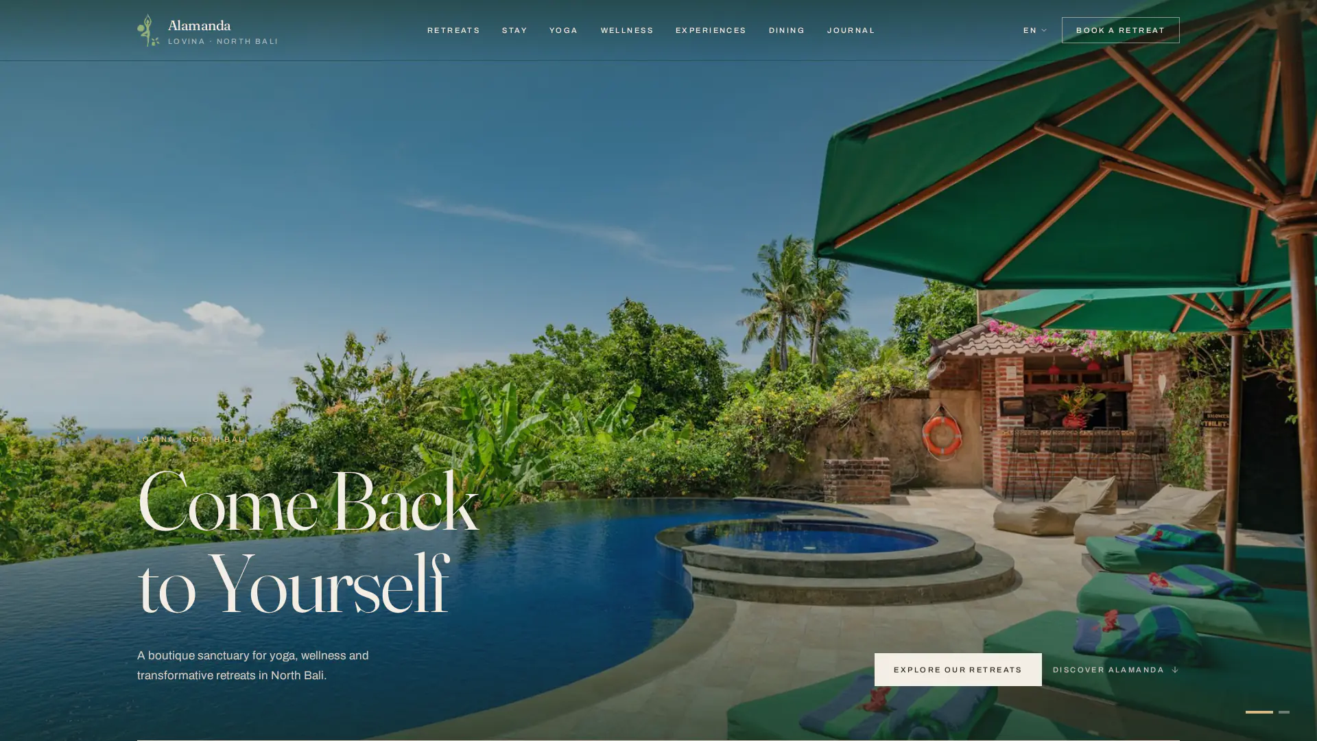 Yoga and Sound Healing by the Bali Sea at Alamanda, North Bali