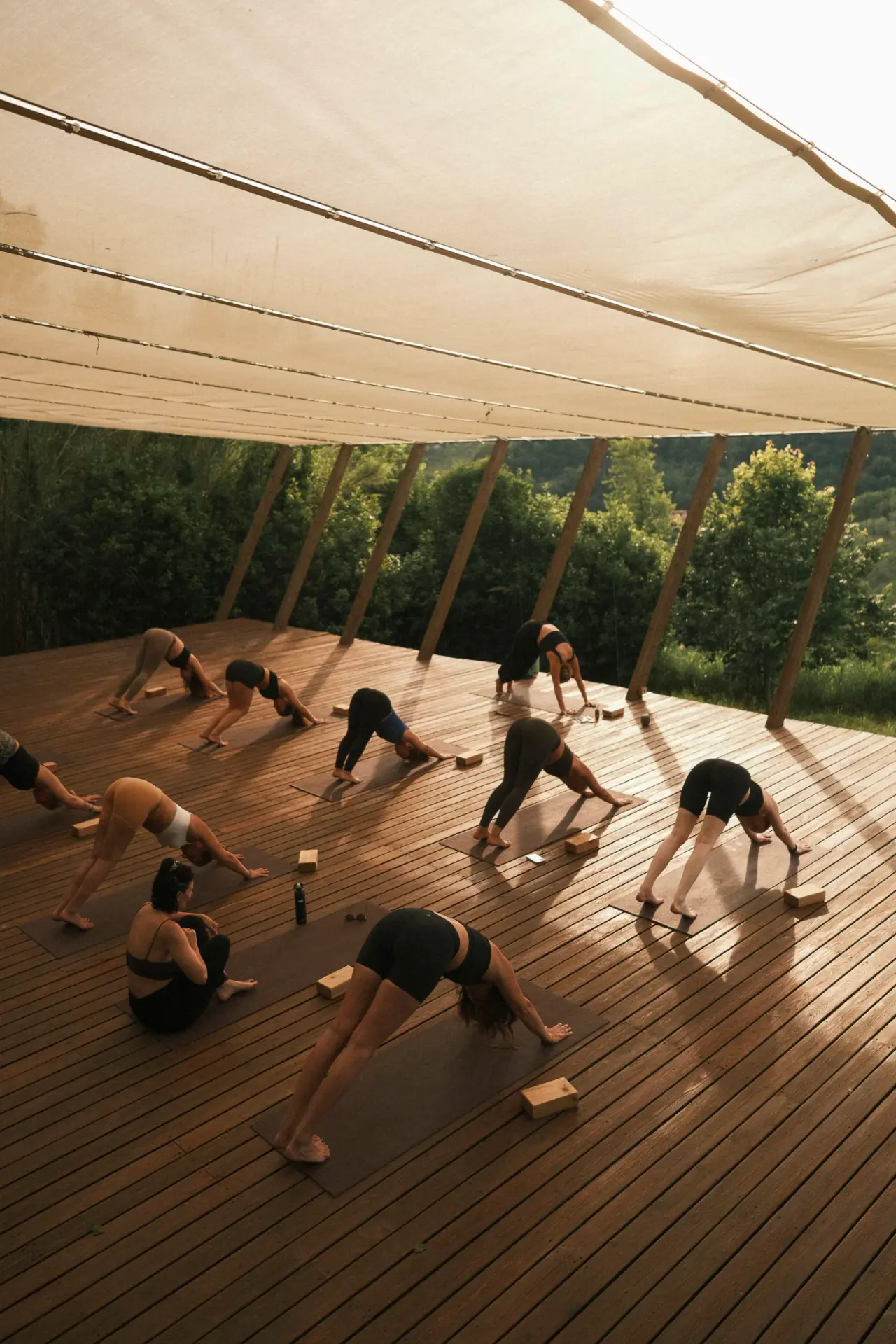 Countryside Yoga & Fitness Retreat Venue Near Rome with Panoramic Practice Platform