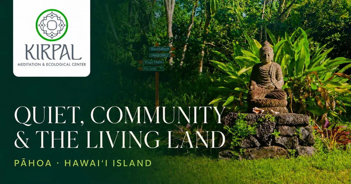 Yoga and Meditation Cabins in a Hawaiian Fruit Orchard