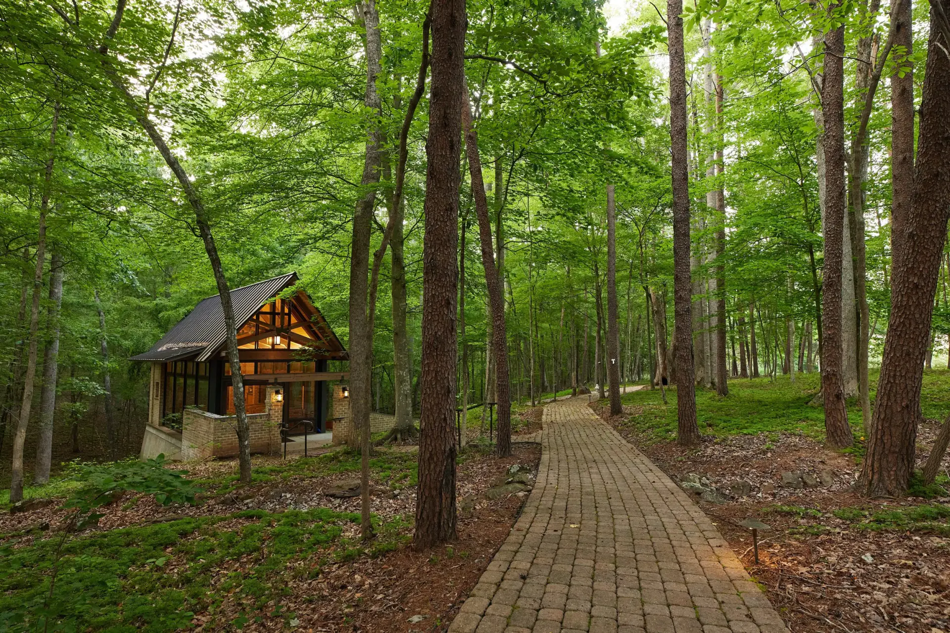 Quiet Franciscan Prayer Retreat with Trails, Gardens and a Chartres-Style Labyrinth in Stoneville, North Carolina