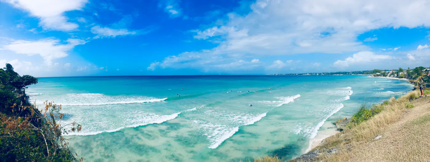Women's Intermediate Surf Retreat in Barbados – 7 Nights, Daily Coaching & Catamaran Cruise