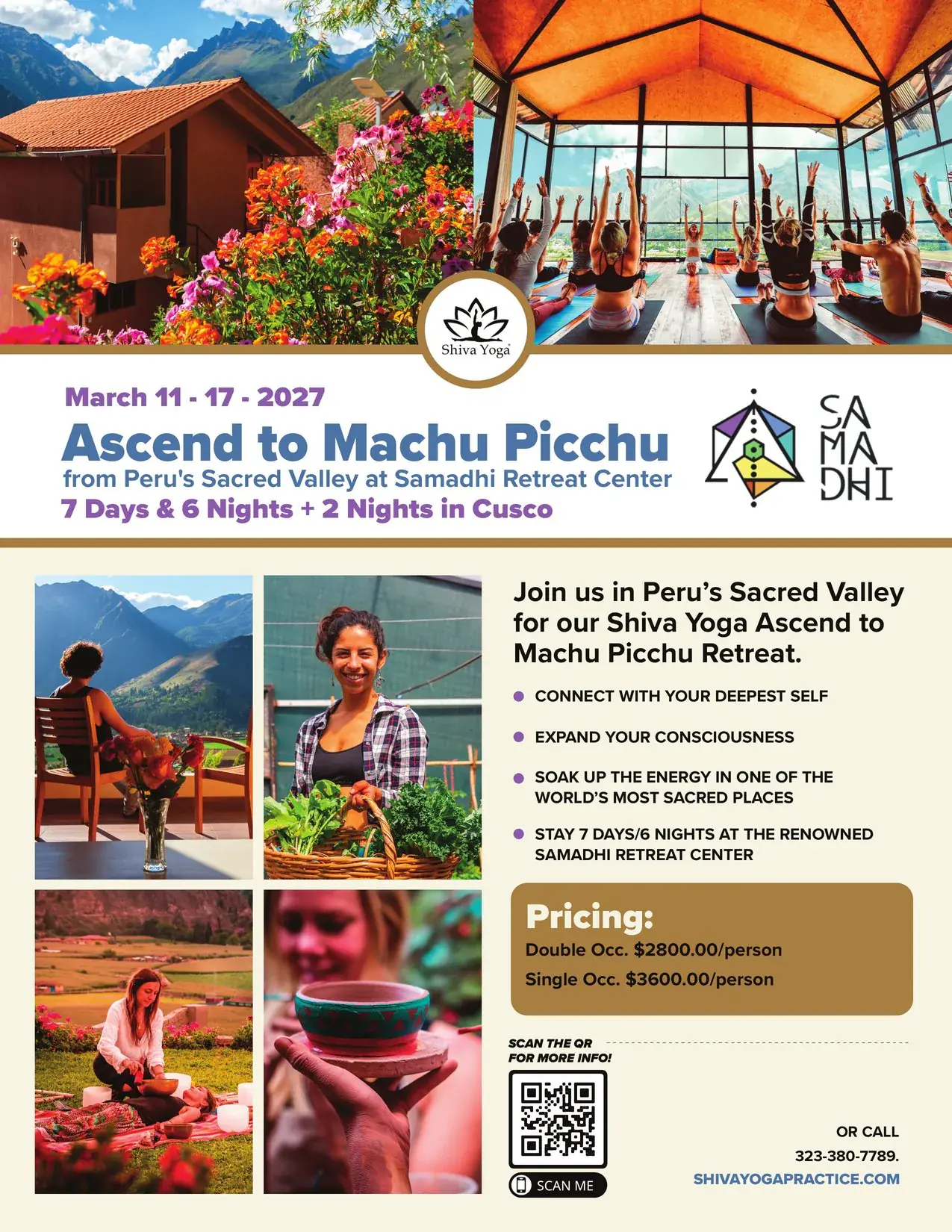 Yoga and Sacred Valley Retreat with Machu Picchu, Peru