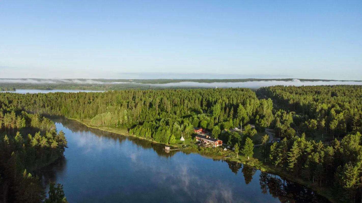 Yoga & Deep Rest Retreat in the Swedish Forest: Lakeside Saunas, Forest Walks & Slow Living