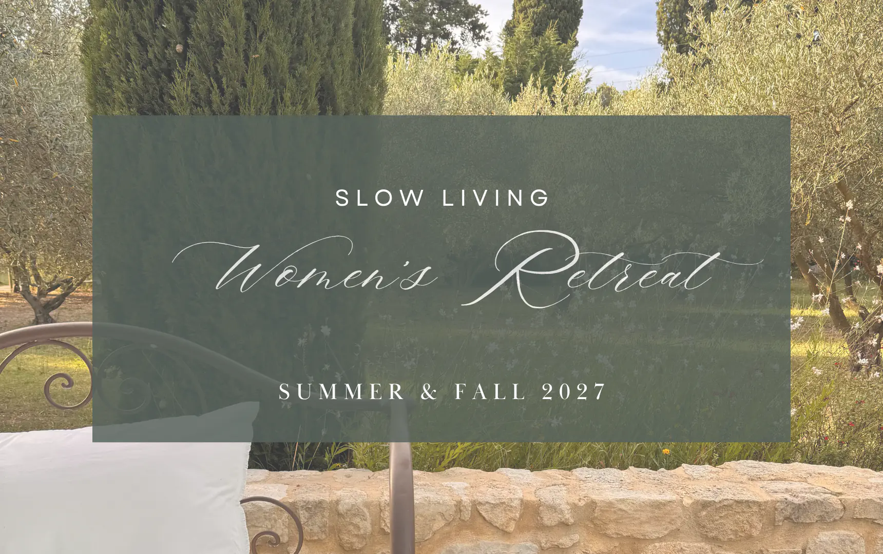 Women's Slow-Living Wellness Retreat in Provence with Yoga and Local Crafts