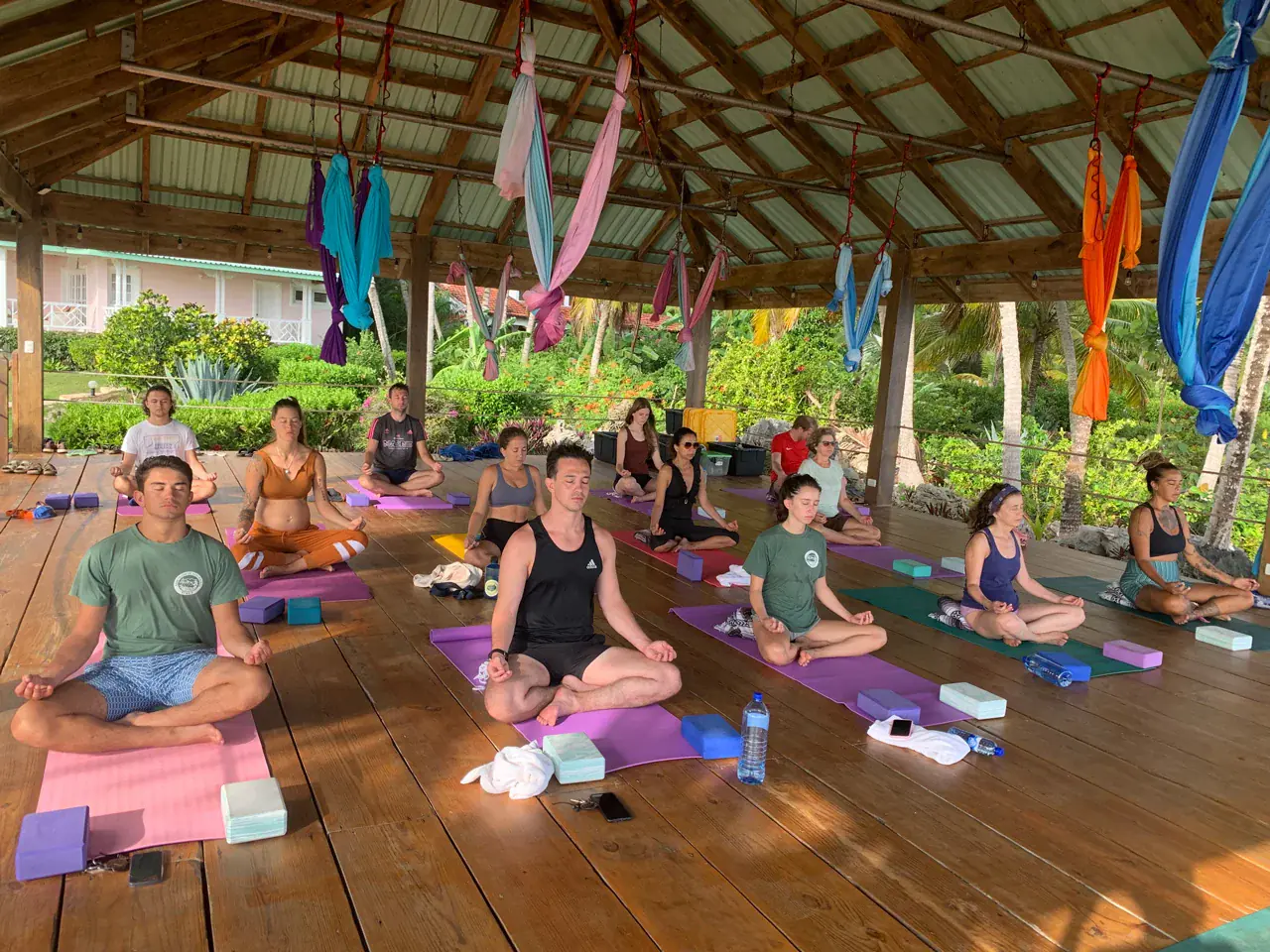 Oceanfront Caribbean Yoga & Aerial Yoga Escape in Las Galeras