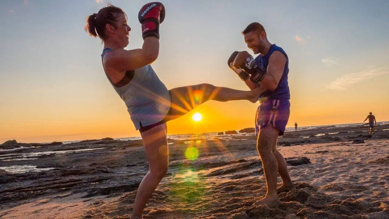 Muay Thai & Surf Camp in Nosara, Costa Rica — 7 Days of Jungle Training, Daily Yoga & Beach Life